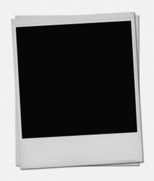 Sleek Silence: Empty White Photo Frame