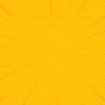 Sunbeams on a Sunny Yellow Background