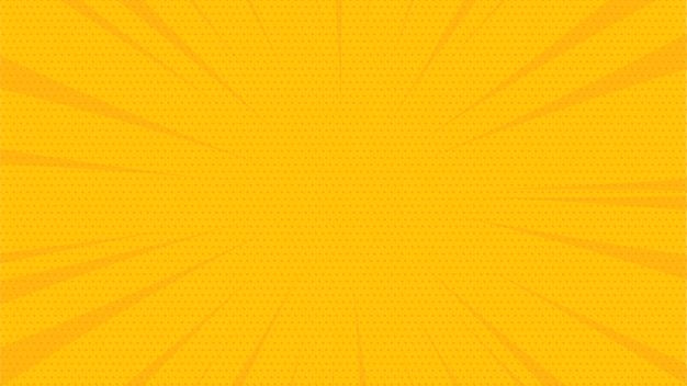 Sunbeams on a Sunny Yellow Background